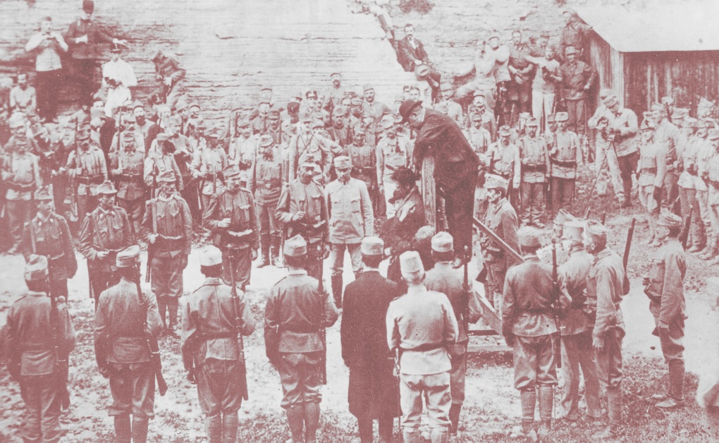 L'esecuzione di Cesare Battisti (12 luglio 1916)